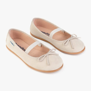 Bailarinas de Niña en Beige