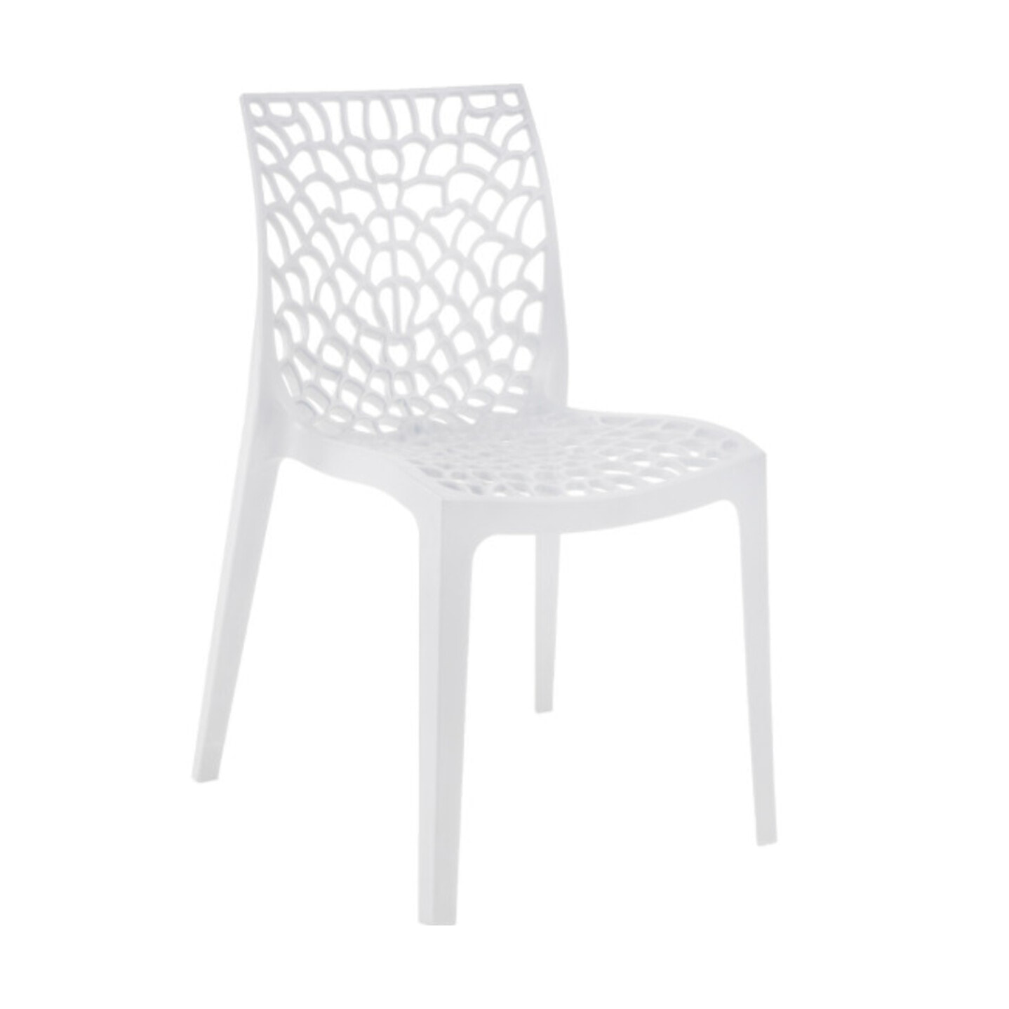 Chaise de repas ajourée et empilable - GRUYERE 2