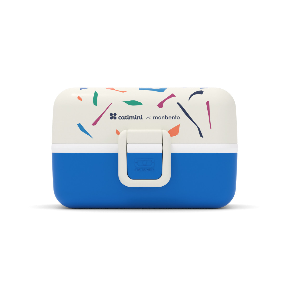 Lunch box à compartiments pour enfant Tresor 800ml Catimini Bleu Terrazzo
