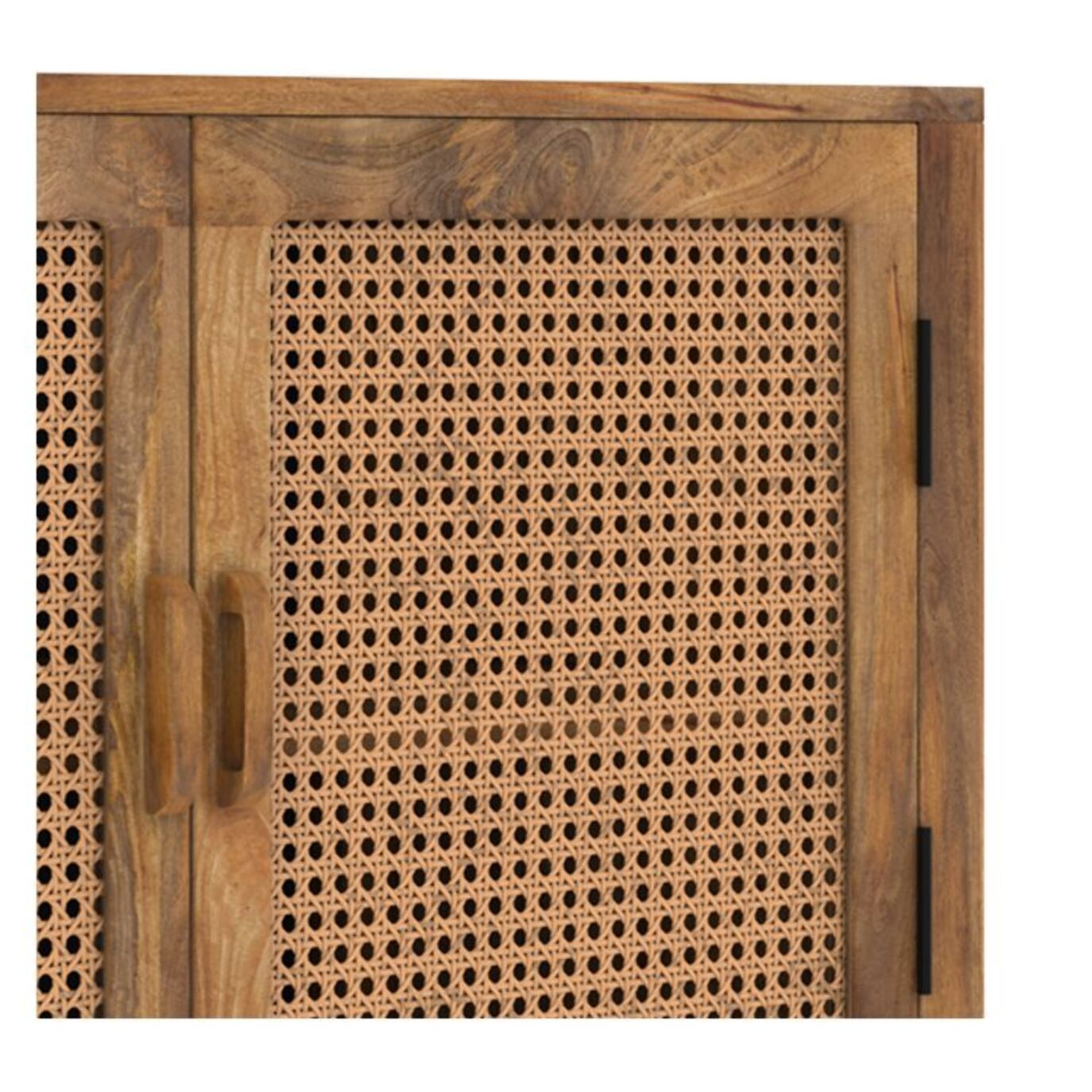 Buffet 2 portes en cannage - Tiki