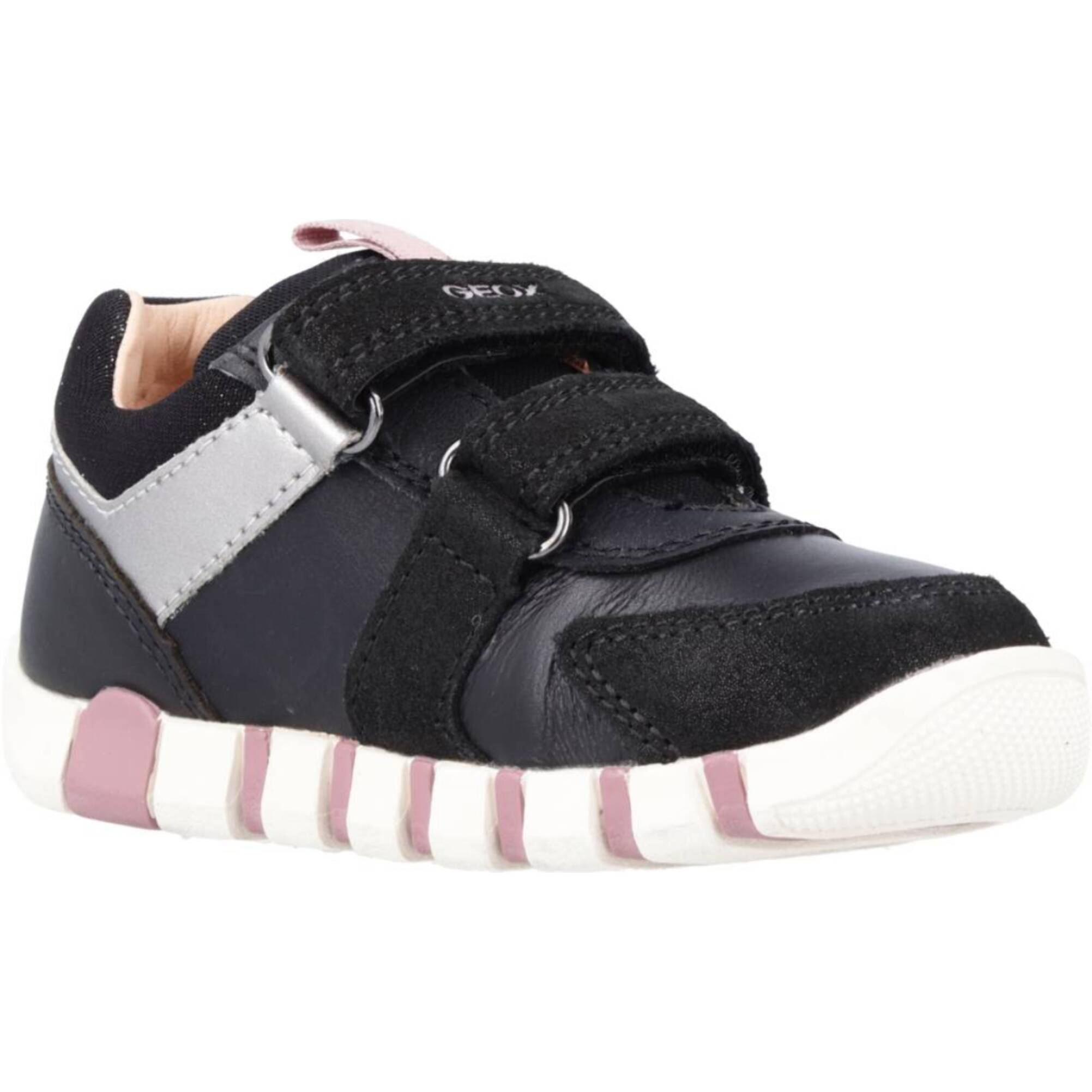 Zapatillas Niña de la marca GEOX  modelo B IUPIDOO GIRL NEGRO