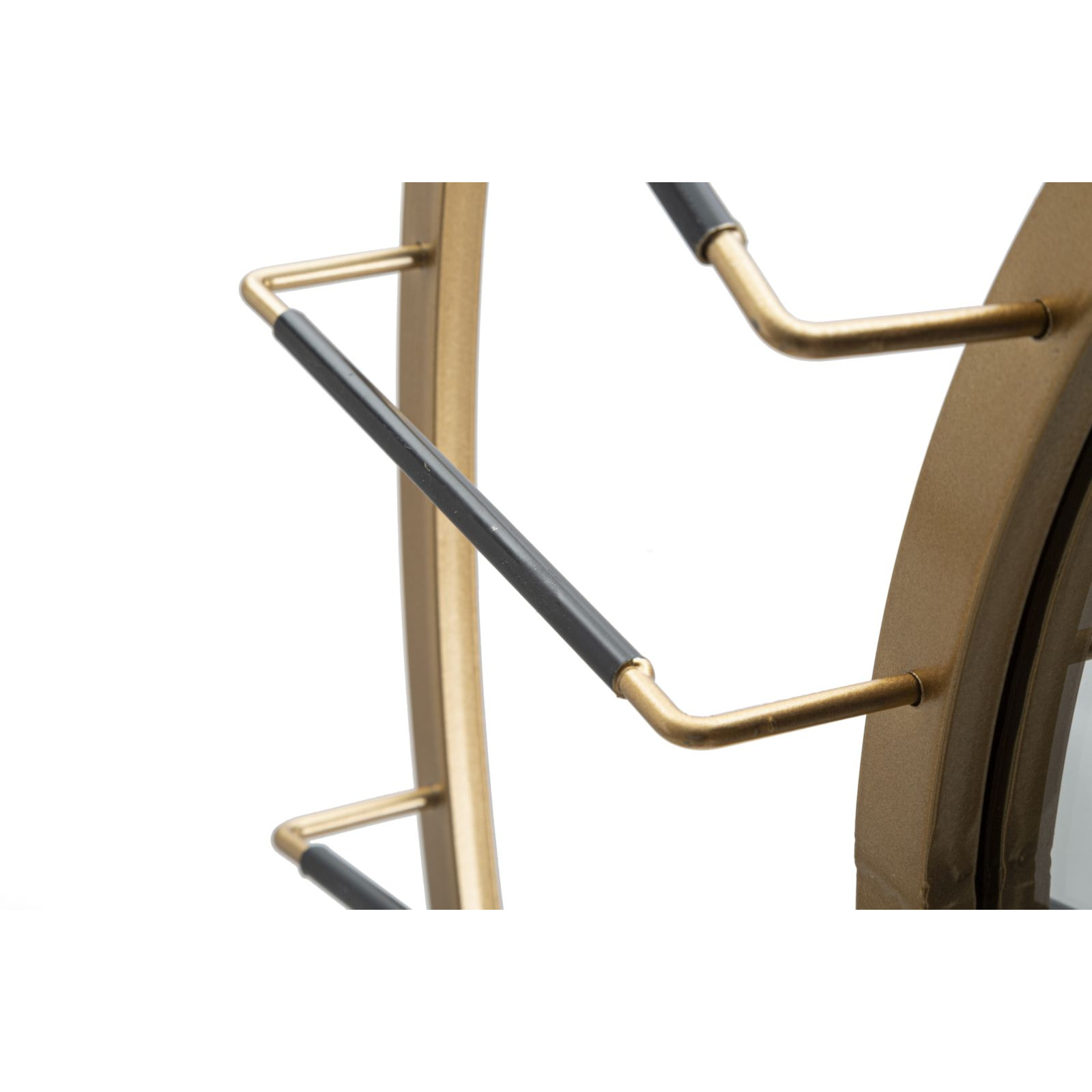 SPECCHIO DA MURO GLAM DARK CM Ø 81X6,5 (MISURA SPECCHIO CM Ø 41,5)