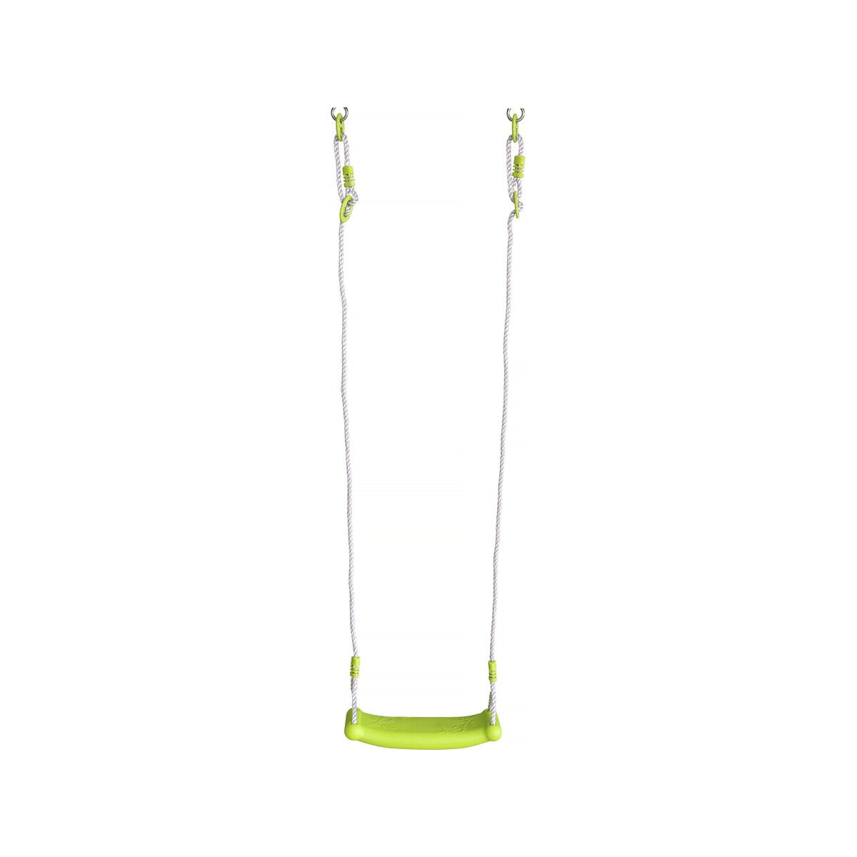 Portique de jeu en métal avec balançoire à bascule "Basile" - 4 agrès - Vert