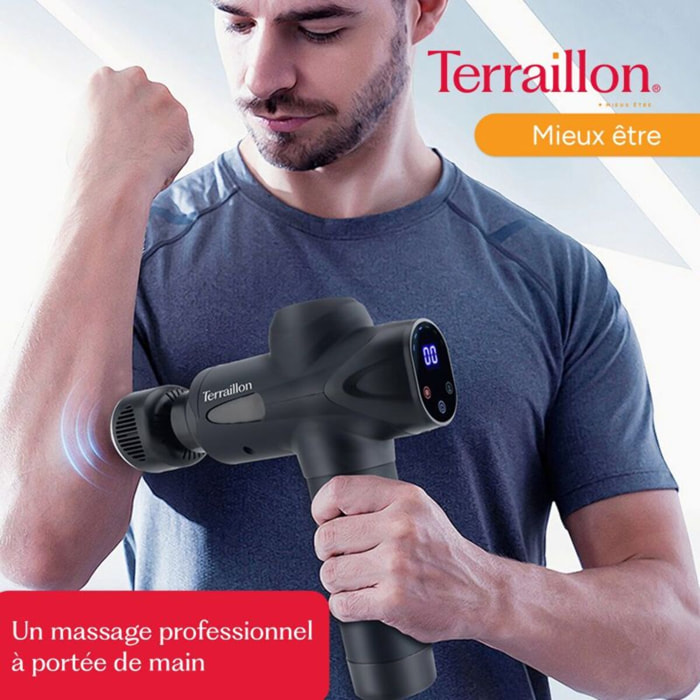 Pistolet de massage TERRAILLON de massage Expert chaud & froid