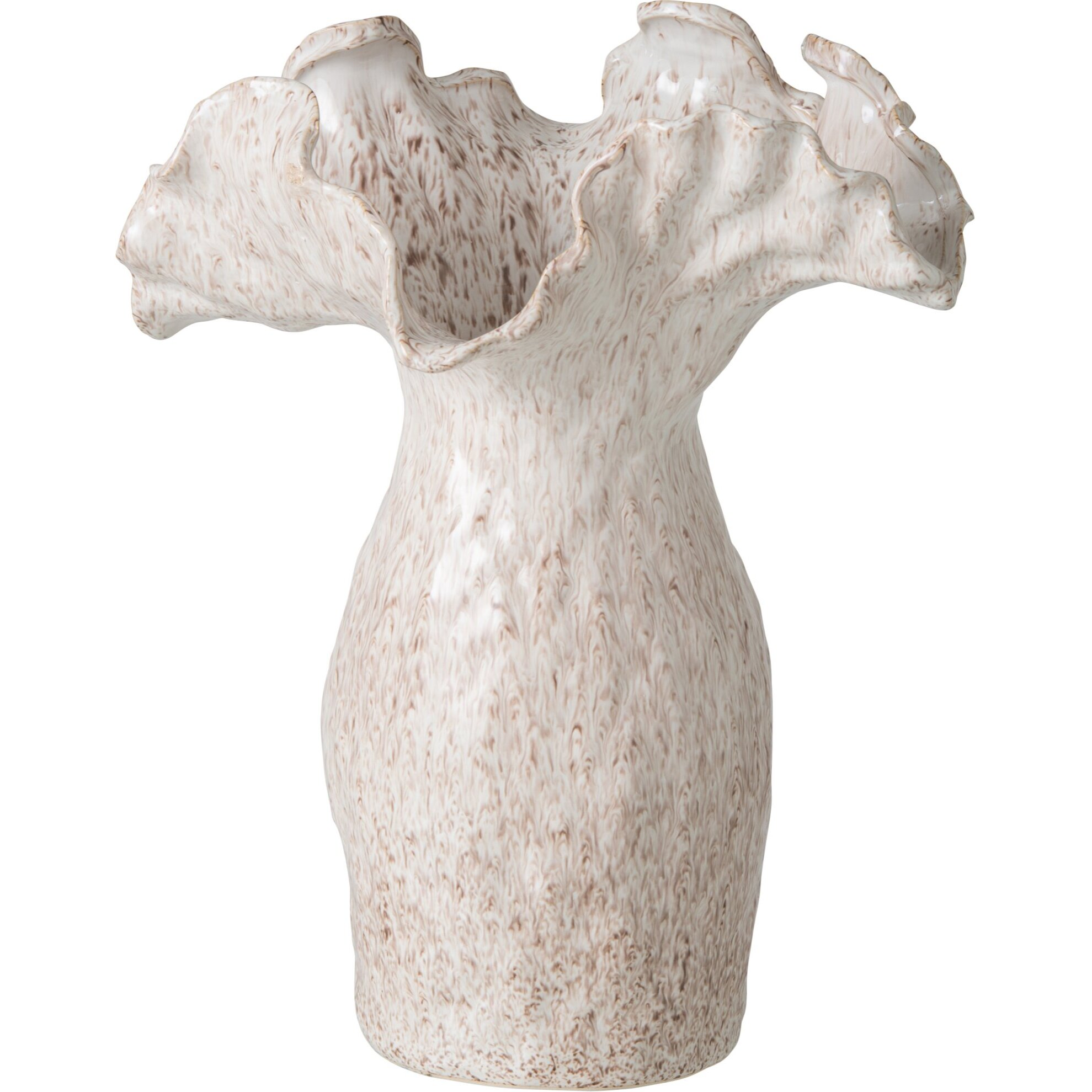 J-Line vase - argile - beige clair - large