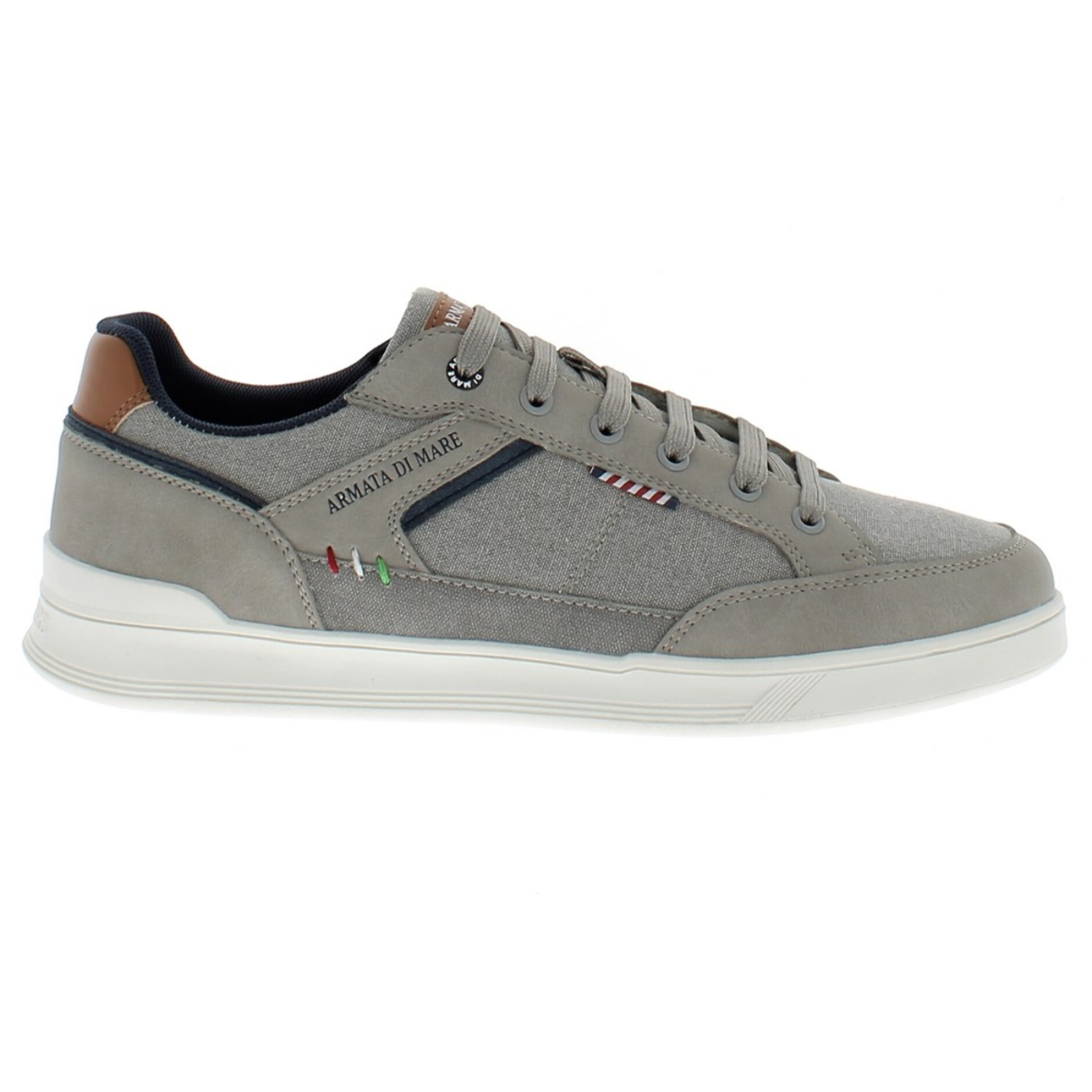 Armata di Mare Scarpe Uomo Sneakers Casual Stringate Basse con Soletta Rimovibile in Memory Foam AMU S25D733 Grey