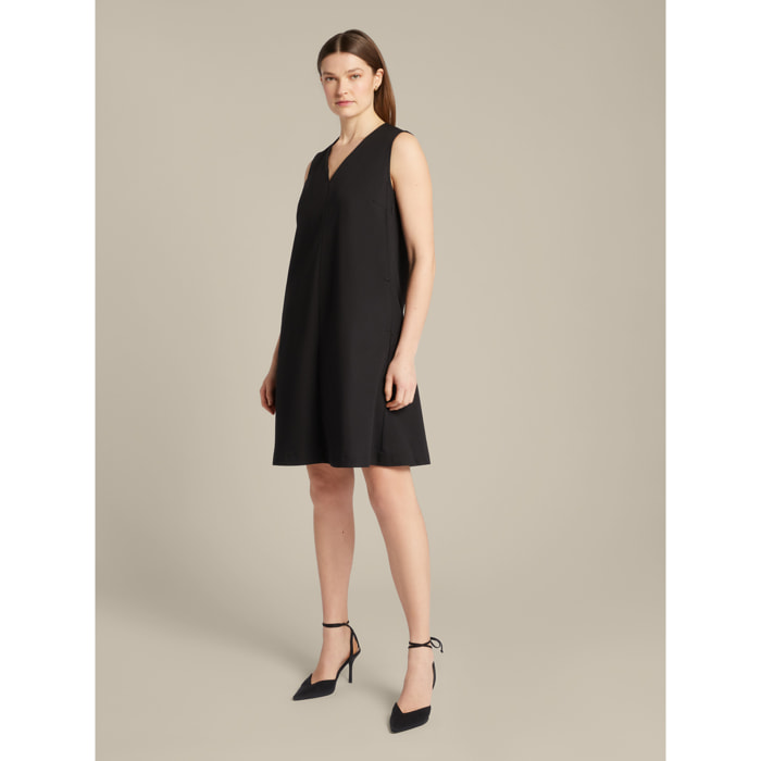 Elena Mirò - Vestido con línea acampanada - Negro