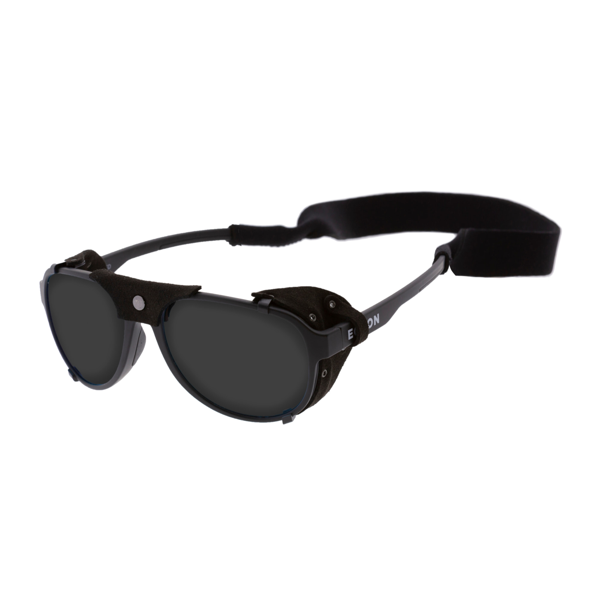 Gafas de sol de montaña ECOON modelo Makalu en color Marco negro con lente ahumada