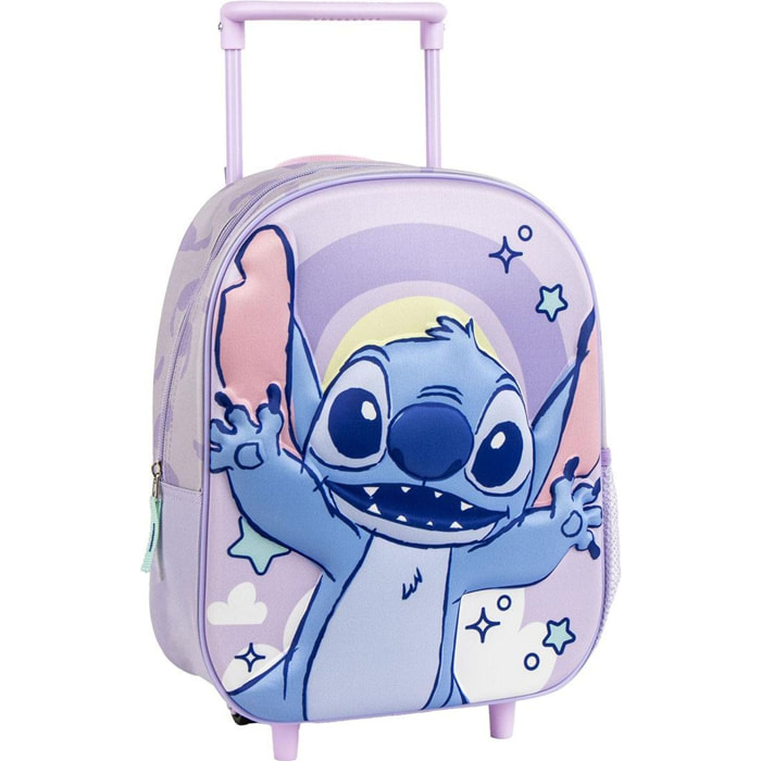 Mochila Infantil Trolley 3D Stitch