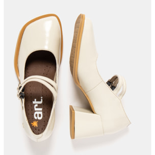 Zapatos 1704 NAPPA SHINNY CREAM / VERONA color Cream