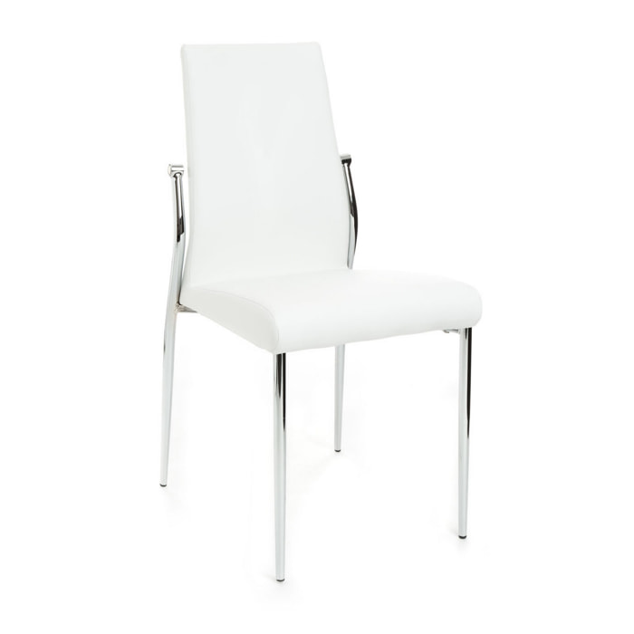 Tomasucci Lot de 4 CHAISES MARGO' WHITE Blanc
