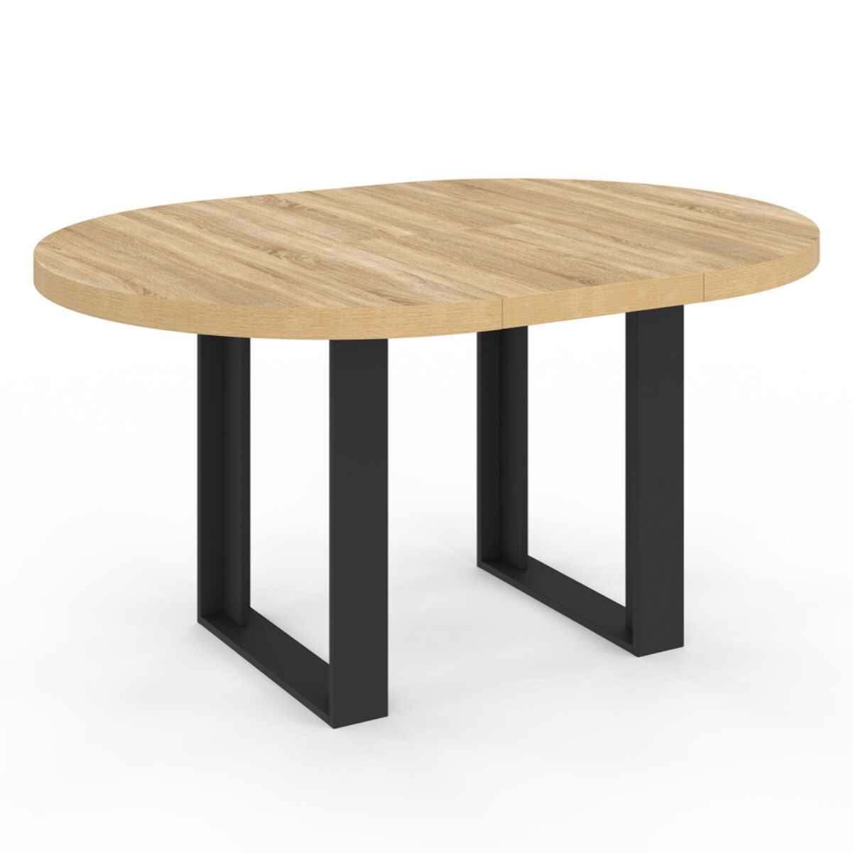 Table à manger ronde extensible Brixton Ø110-150cm