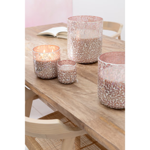J-Line bougie parfumée Tender Rose - verre - rose - medium - 70H