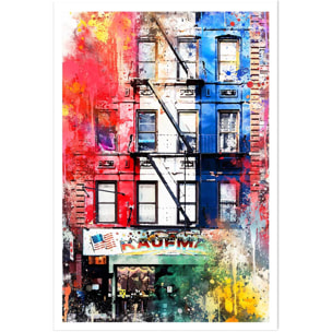 Affiche graffiti new york Affiche seule