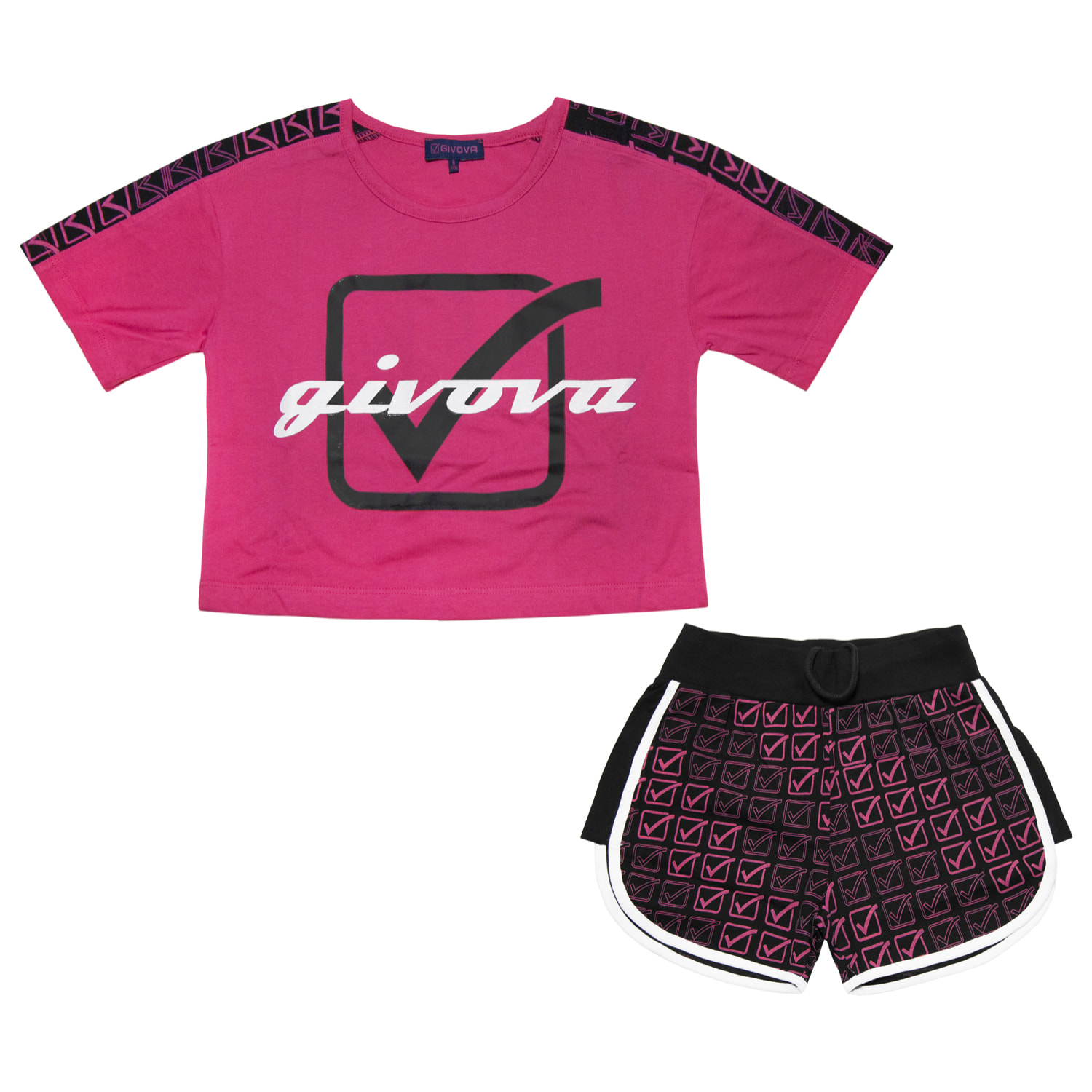 Completo Corto Bimba Ragazza GIVOVA Cotone