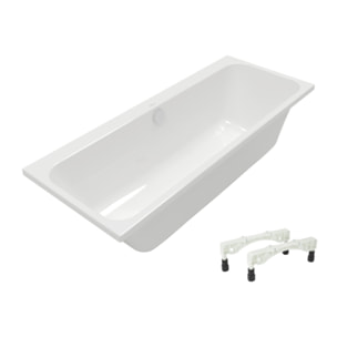 Baignoire droite VILLEROY & BOCH Architectura avec pieds