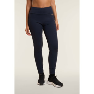 Leggings con bande logate e vita alta