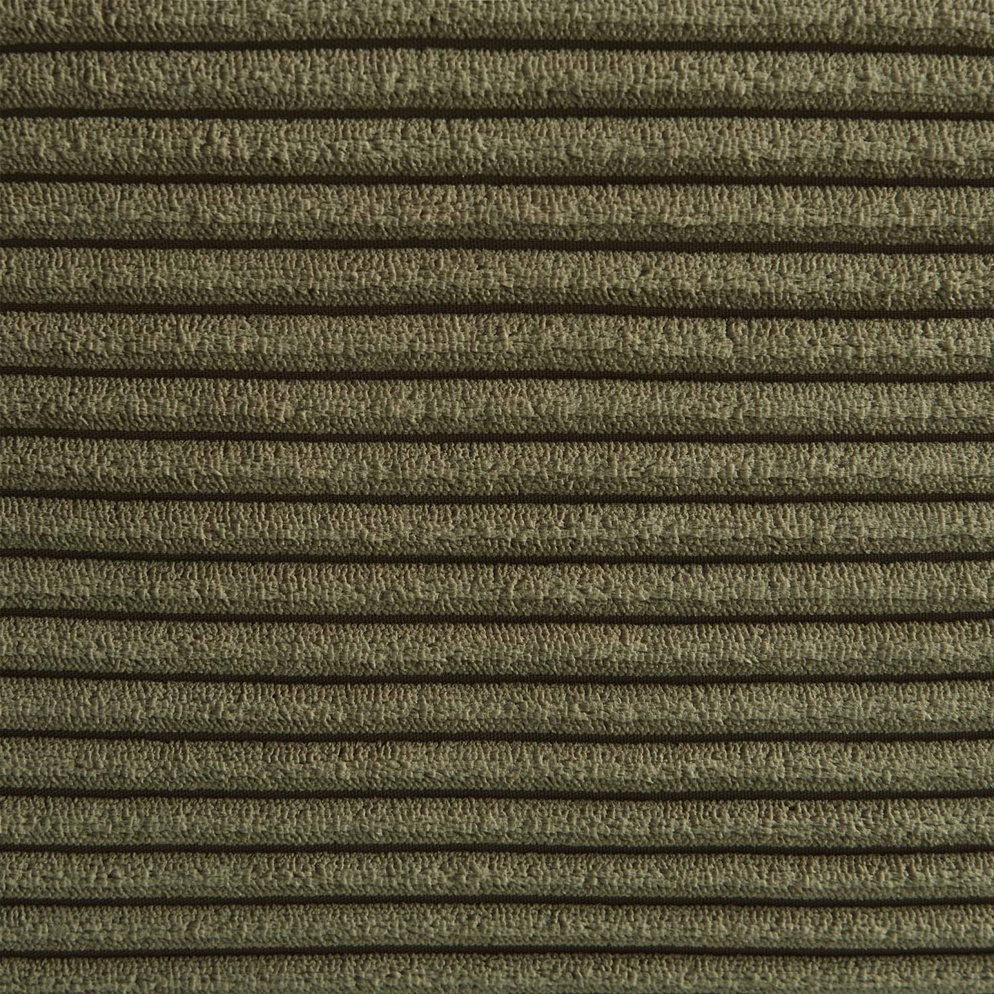 Canapé d'angle modulable 5 places avec repose pied velours côtelé SOKOL