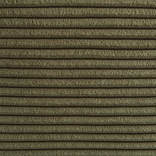 Canapé d'angle modulable 5 places avec repose pied velours côtelé SOKOL