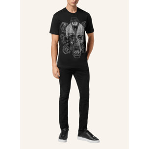 PHILIPP PLEIN T-Shirt Round Neck SKULL