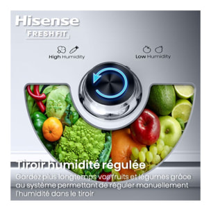 Réfrigérateur 1 porte HISENSE RL5K370GSFC freshfit