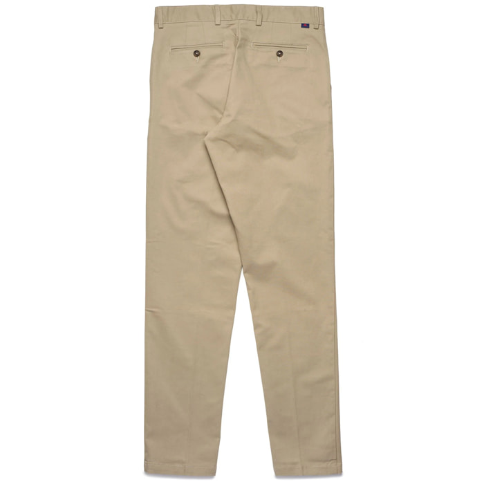 Pantaloni Robe di Kappa Uomo Rafael Comfort Peached Gabardine Marrone