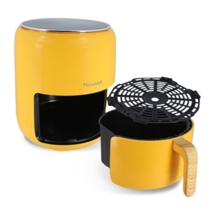Friteuse sans huile 4,5L jaune COLORAMA