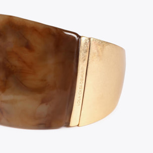 Bracciale rigido con pezzo acrilico