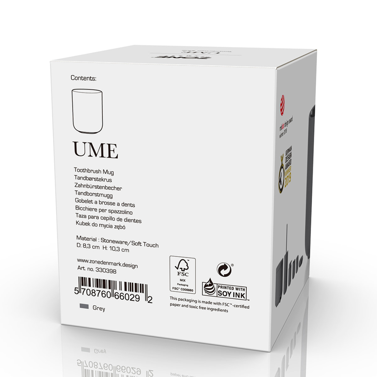 Gobelet pour brosse à dents Ume