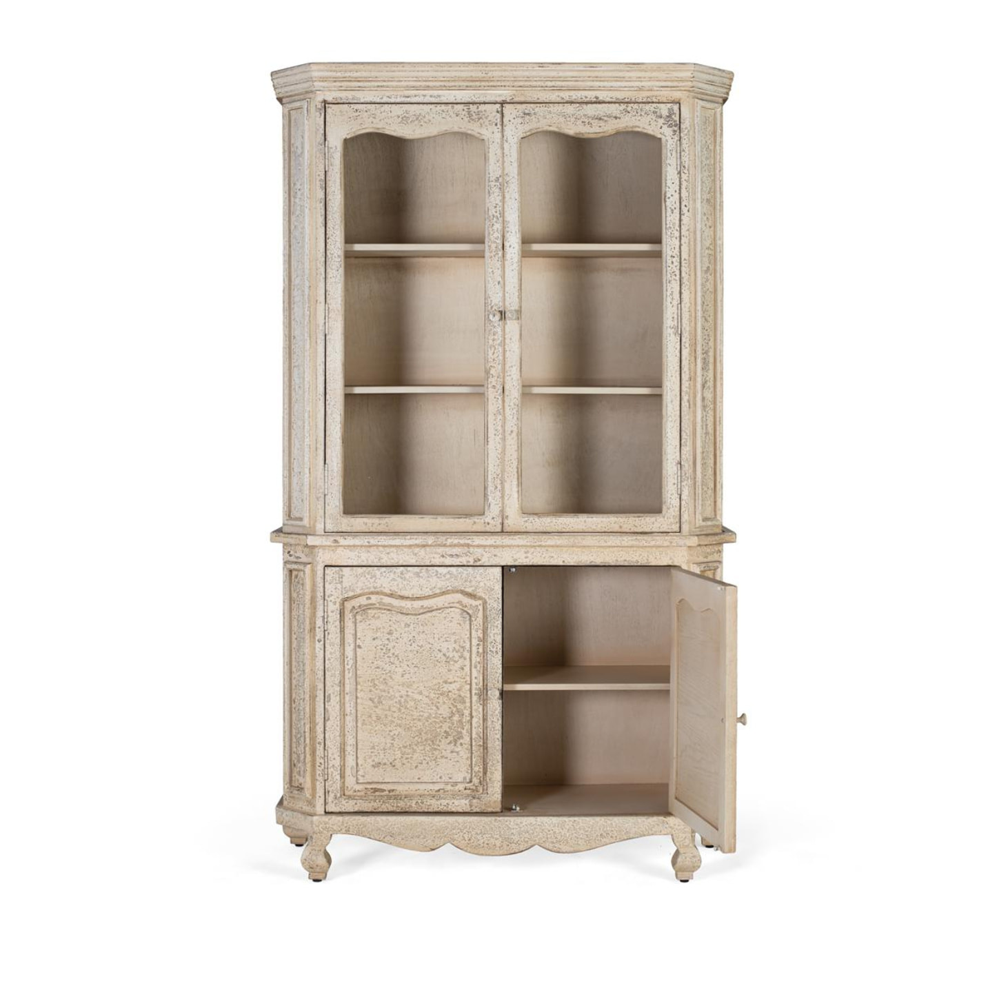 Vitrina de Madera de Mango 120 Cm Estilo Rústico