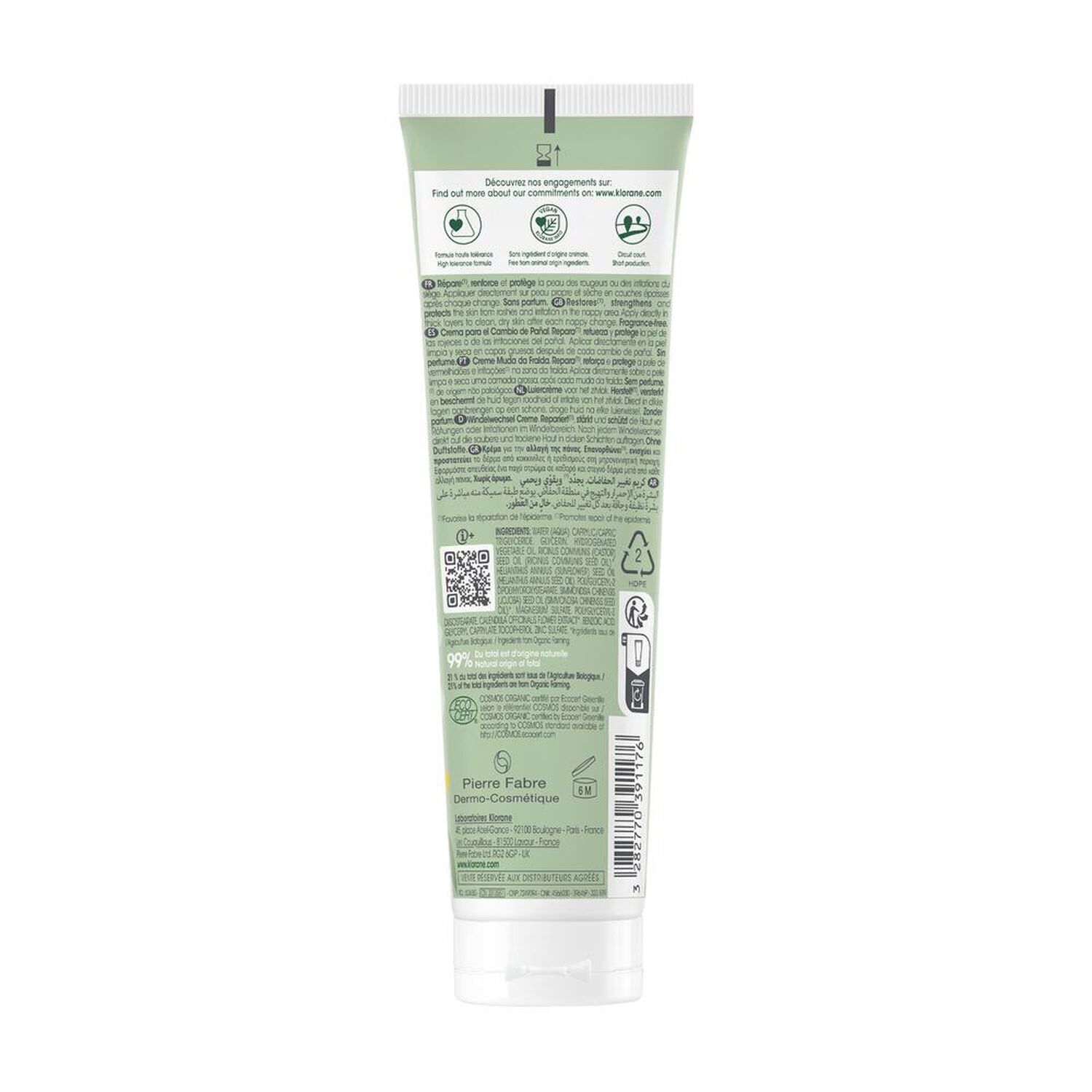 Calendula Bio Bébé  - Crème pour le change - 100 ml