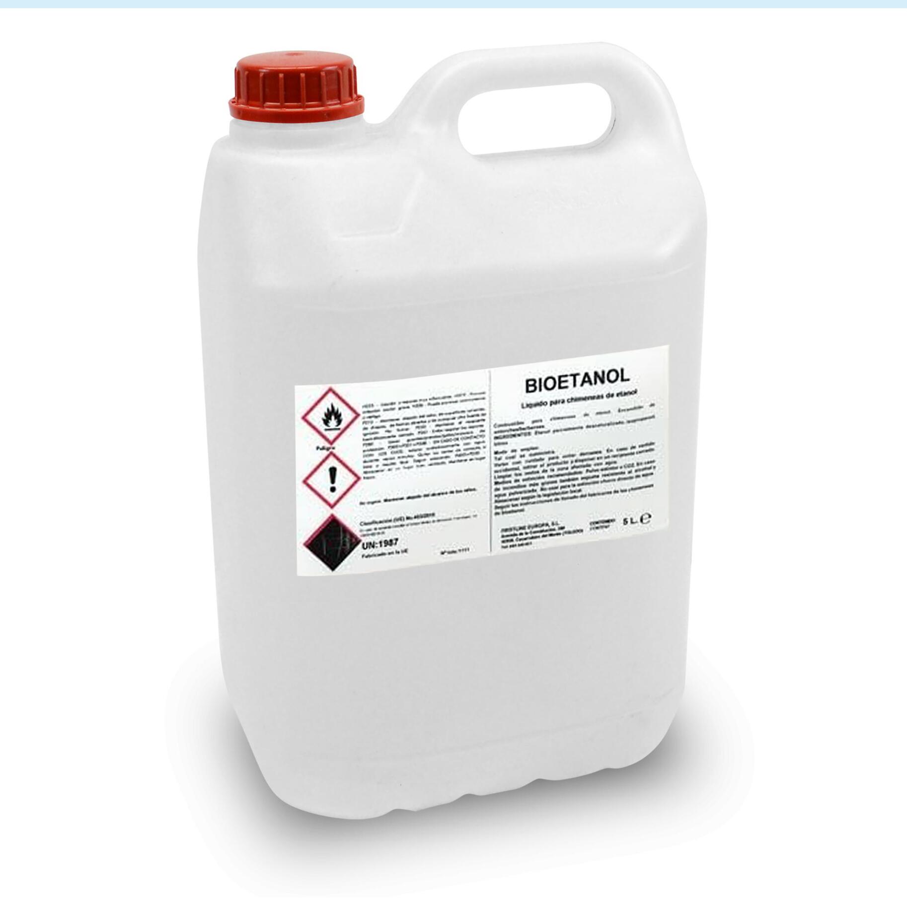 Combustible Etanol de origen natural aroma neutro  Garrafa 5L GAR-5F PURLINE  W