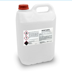 Combustible Etanol de origen natural aroma neutro  Garrafa 5L GAR-5F PURLINE  W