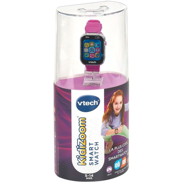 Montre enfant connectée VTECH KidiZoom Smartwatch DX4  framboise