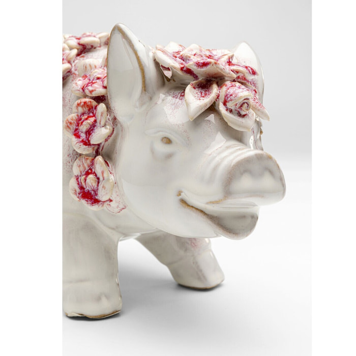 Déco cochon Hawaï 30cm Kare Design