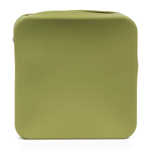 Cuerpo bolso bandolera cuadrado de silicona.