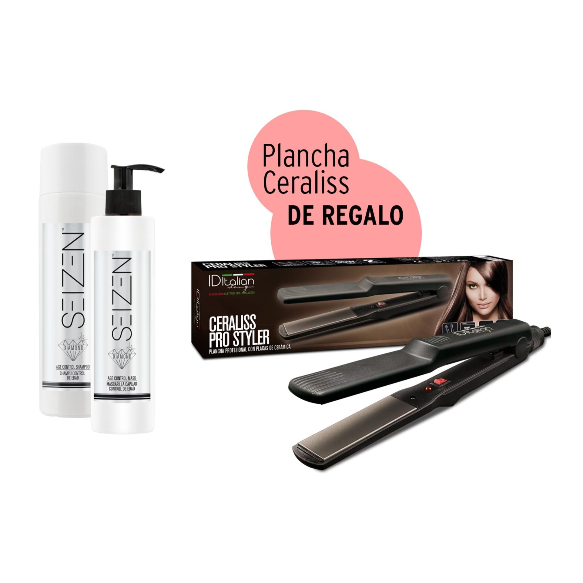 pack diamond (champu +masc.) + p.ceraliss de regalo