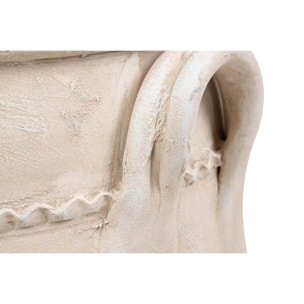 Florero Ceramica Beige 40x40x50 Cm