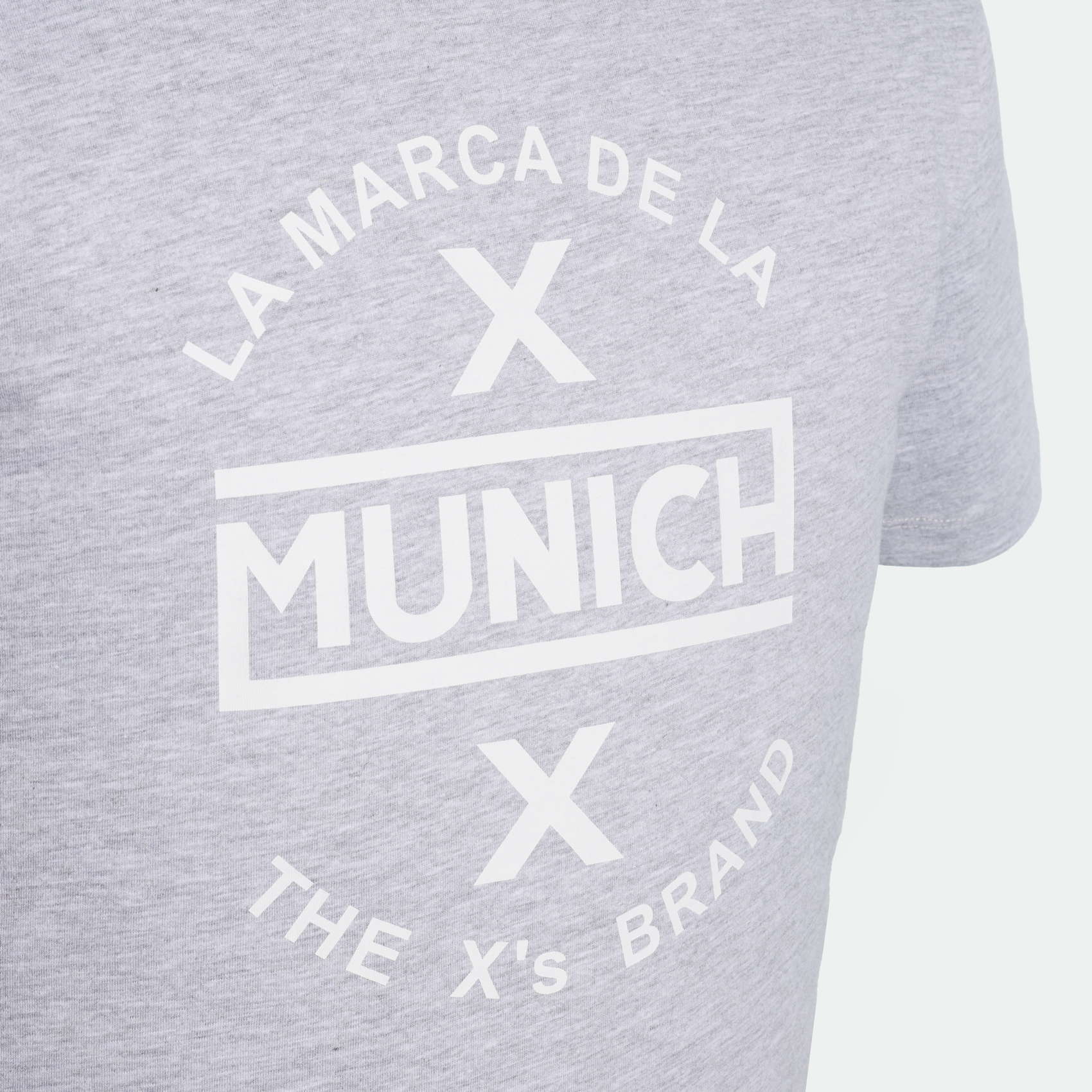 Camiseta MUNICH de algodón gris