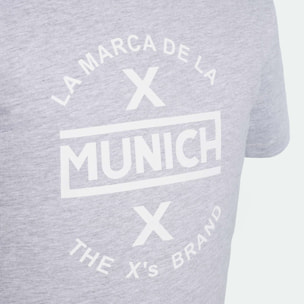 Camiseta MUNICH de algodón gris