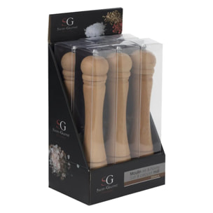 Moulin manuel 30cm bois naturel