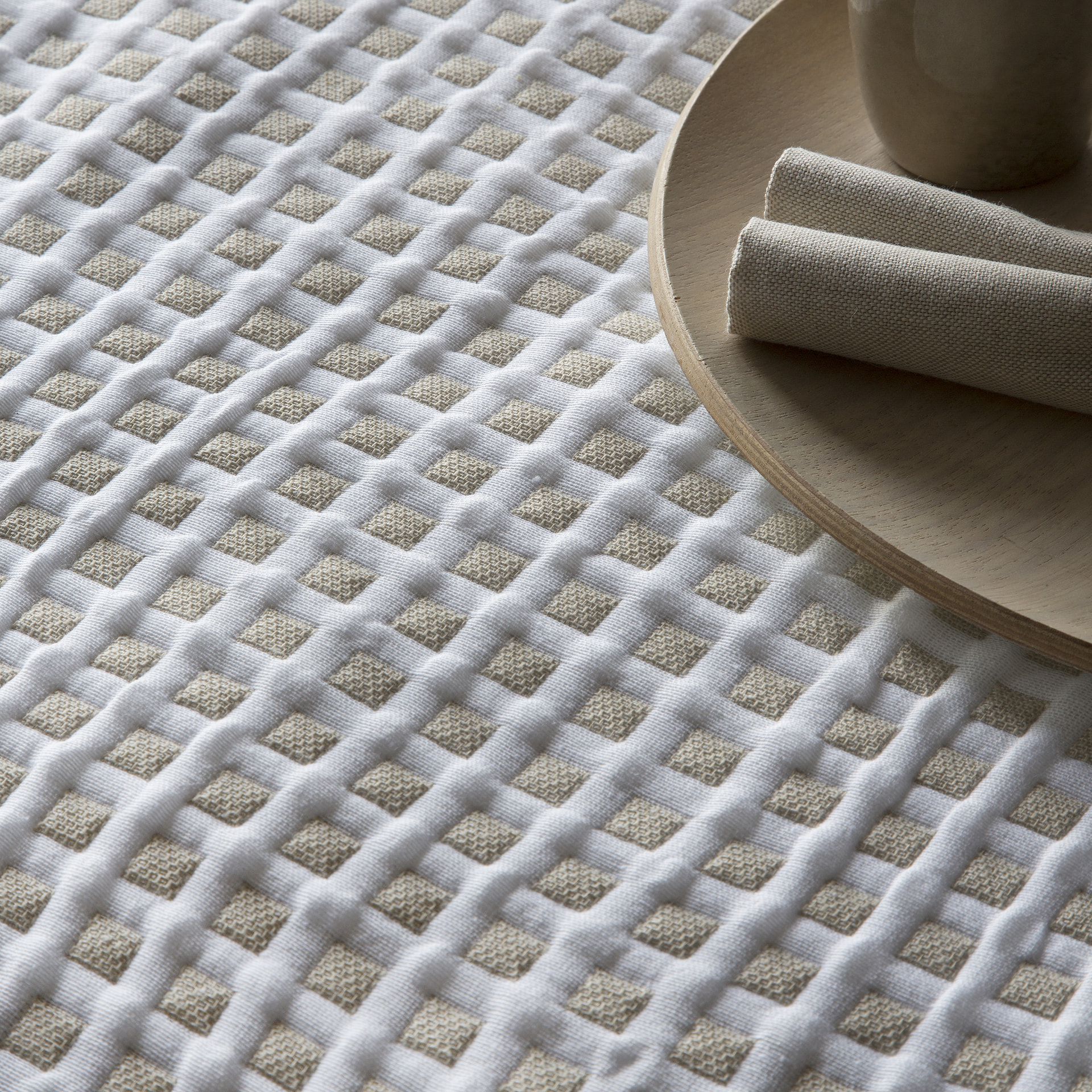 Colcha Jacquard algodón Emily Lino