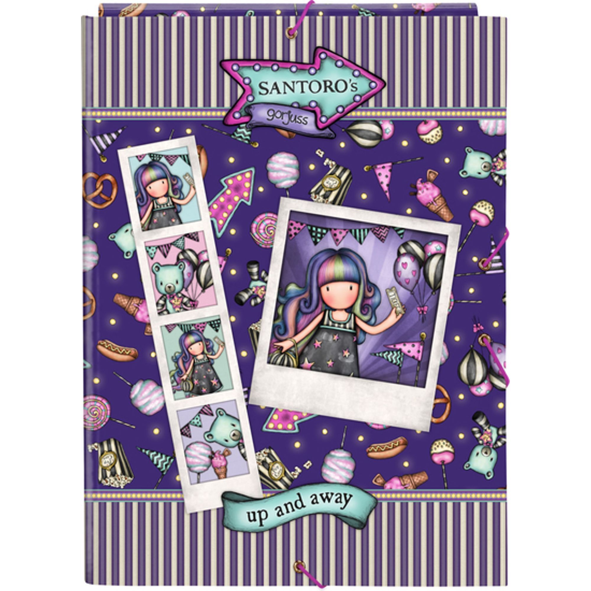 Carpeta folio 3 solapas gorjuss™ fairground "up and away"