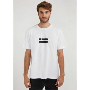 Camiseta Básica  Flag T-Shirt en Blanco D.Franklin