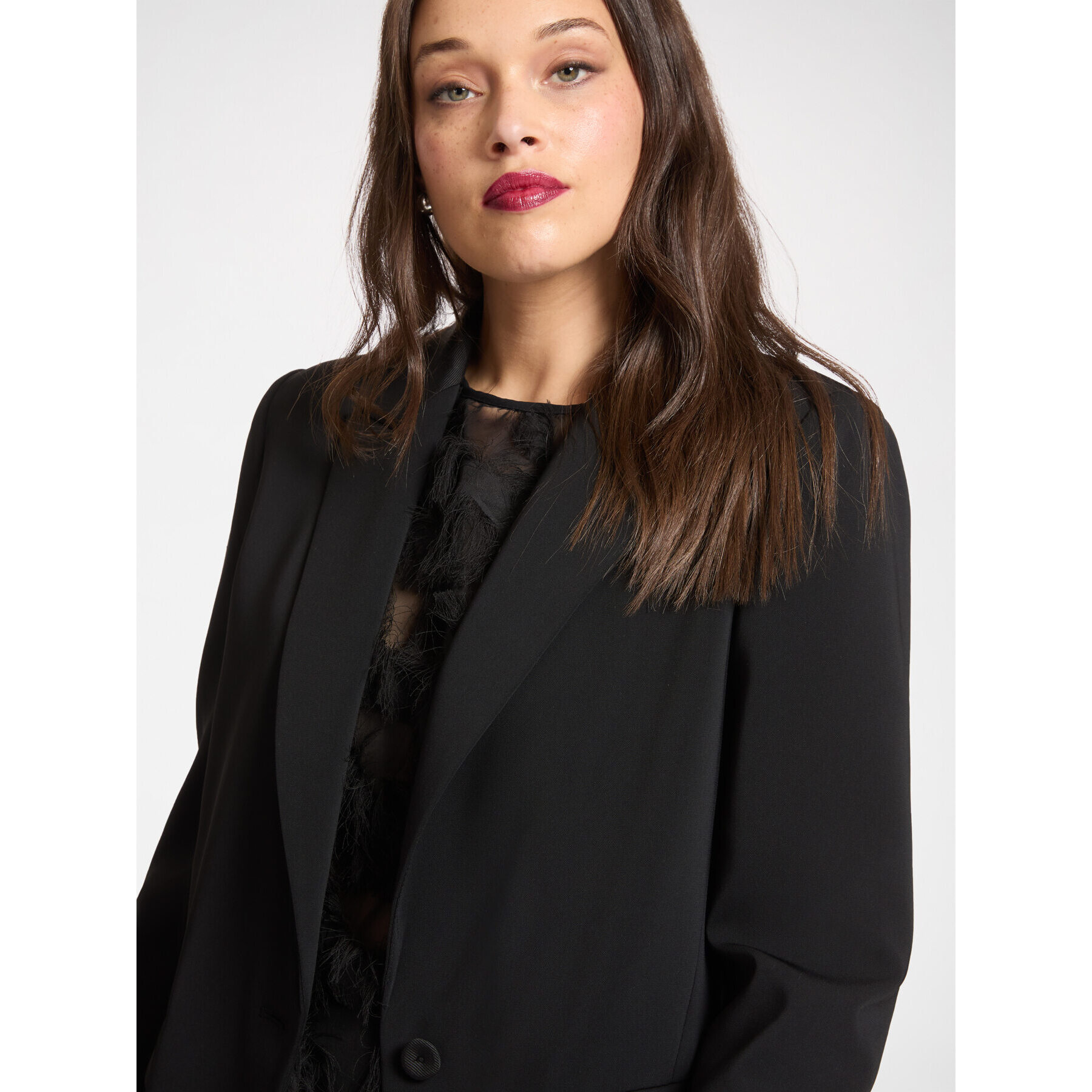 Elena Mirò - Blazer in cady - Nero