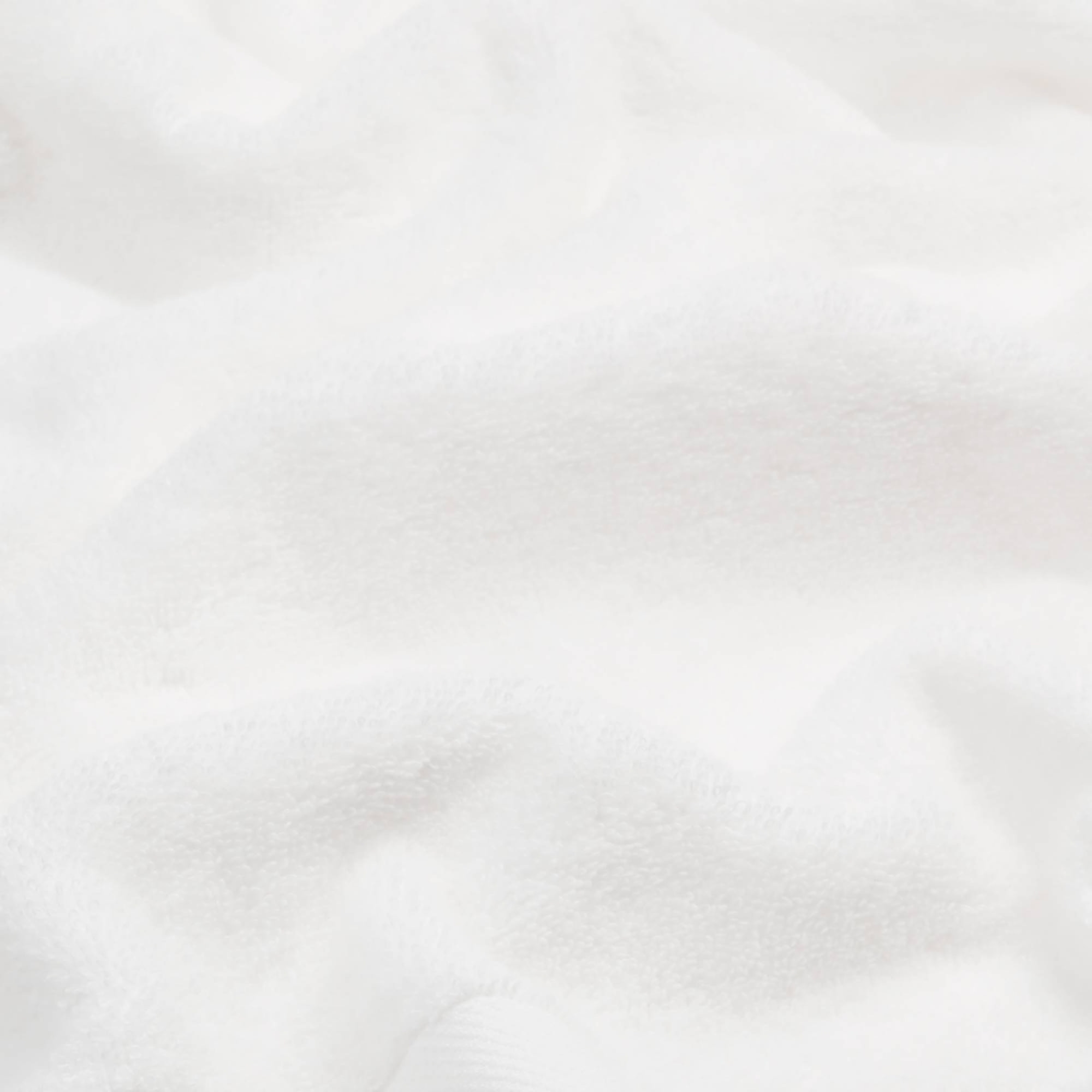 Toalla cenefa con lino Gairo color blanco 100% Algodón