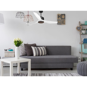 Ventilateur de plafond ø127 cm avec Wifi Réversible Hypersilence 40   W Noir