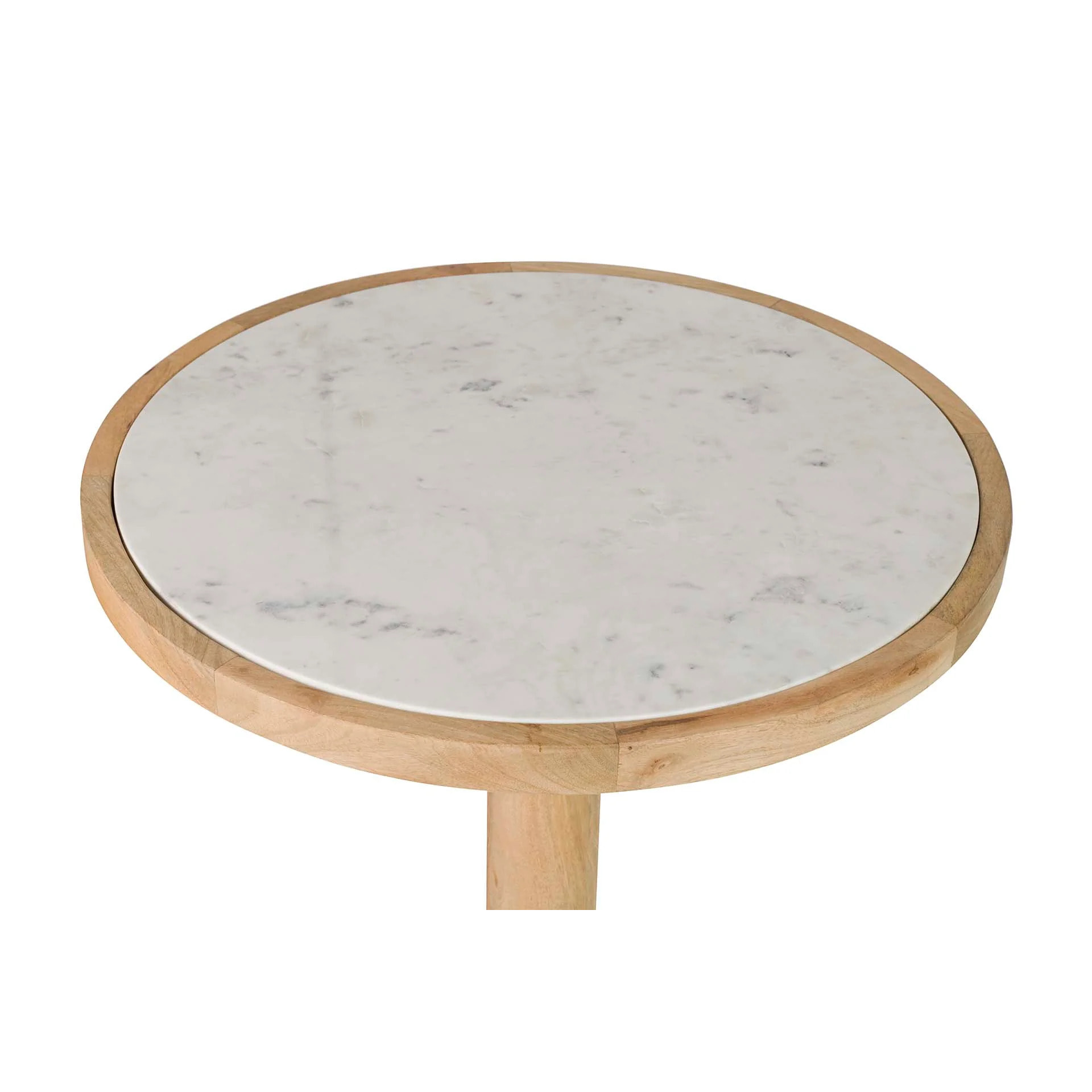 Mesa Comedor Madera Mango Mármol 70x70x75 Cm