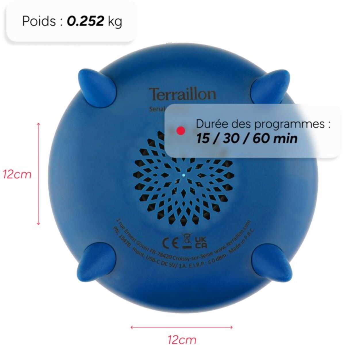 Générateur de bruits blancs TERRAILLON Zen Box Meditation