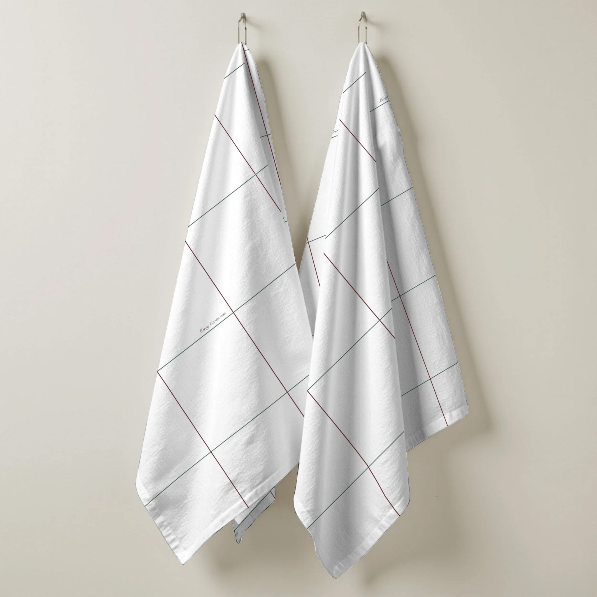 Essuie Tout 100% coton White Christmas 3